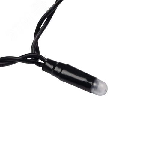 Гирлянда светодиодный Дождь 2х1,5 м, постоянное свечение, черный провод, 230 В, диоды тёплый белый 3