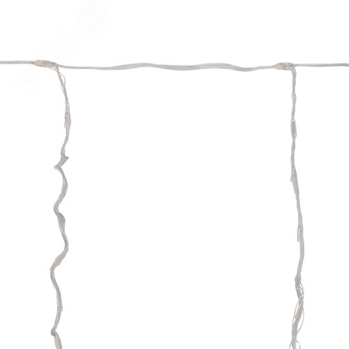 Гирлянда Светодиодный дождь 2х9 м, эффект водопада, прозрачный провод, 24 В, диоды белые 3