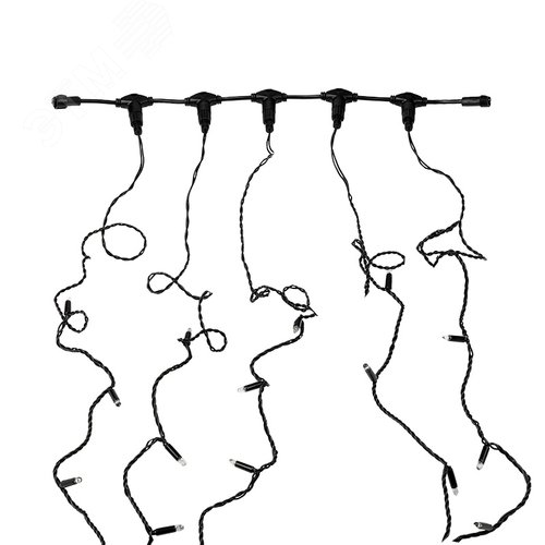 Гирлянда LED ClipLight 24 V, 5 нитей по 20 м, диодов теплый белый 3