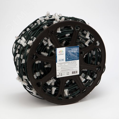 Гирлянда LED ClipLight 12V 150 мм, диоды белые, Flashing белый - фото 4