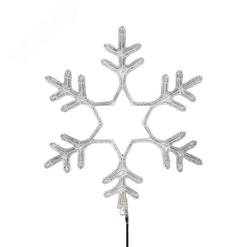Фигура Снежинка LED Светодиодная, 55x55 см размер, синяя - фото 5
