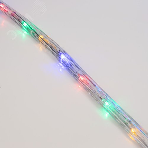 Дюралайт LED, свечение с динамикой 3W - мульти RYGB, 24 LED/м, 100 м - фото 4