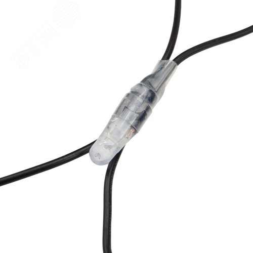 Гирлянда Сеть 2х1,5 м, черный ПВХ, 288 LED белые - фото 4