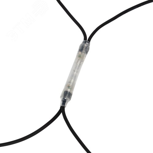 Гирлянда Сеть 2x3 м, черный каучук, 432 LED белые - фото 4