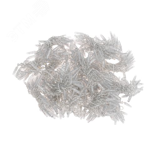 Гирлянда светодиодный Дождь 2х3 м, постоянное свечение, прозрачный провод, 230 В, диоды жёлтые 4