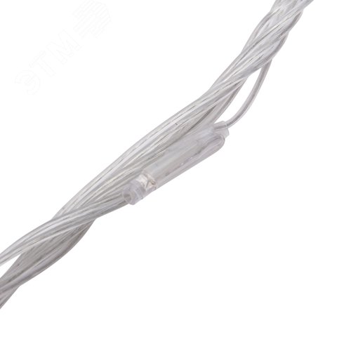 Гирлянда Светодиодный дождь 2х9 м, эффект водопада, прозрачный провод, 24 В, диоды белые 4