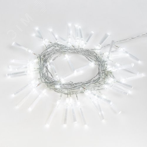 Гирлянда светодиодная Кисточки 48 LED белые 5 м - фото 4