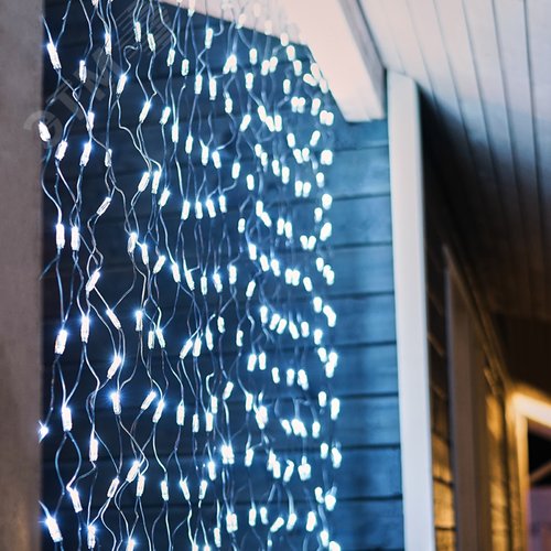 Гирлянда Сеть 2,5х2,5 м, черный ПВХ, 432 LED белые - фото 3