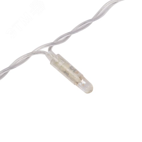Гирлянда светодиодная Занавес 2х3 м 600 LED теплый белый, прозрачный ПВХ, IP65, постоянное свечение, 230 В нужен блок питания 5