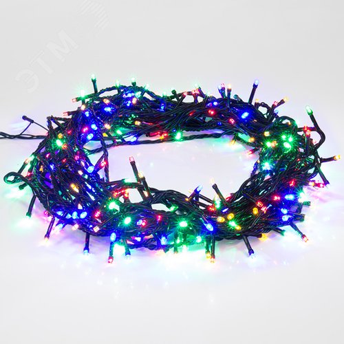 Гирлянда светодиодная универсальная 120 LED мультиколор 12 м с контроллером - NEON-NIGHT