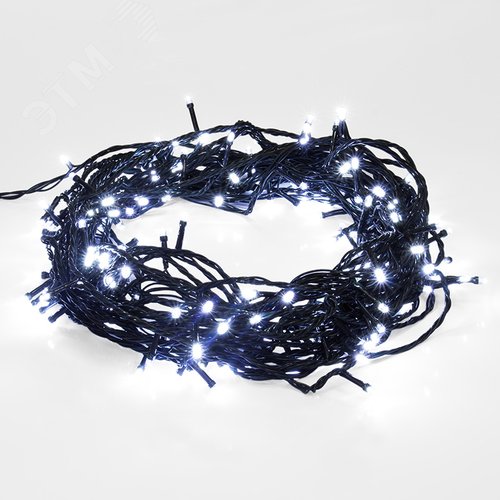 Гирлянда светодиодная универсальная 200 LED белые 20 м, с контроллером