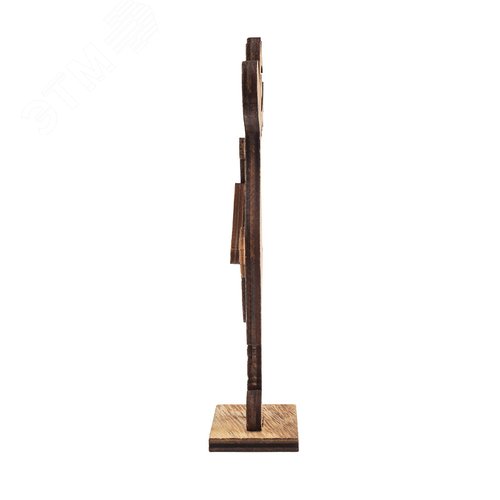 Фигурка деревянная рождественский Олень синий 10,5x4x18 см - фото 4