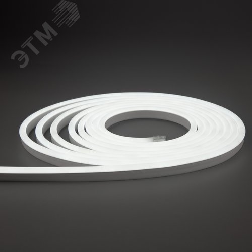 Неон гибкий LED SMD 8х16 мм, односторонний, белый, 120 LED/м, 5 м - фото 5