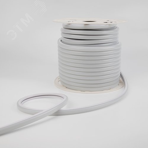 Неон гибкий профессиональный LED SMD, форма – D, 16х16 мм, красный, 120 LED/м, бухта 50 м - фото 6
