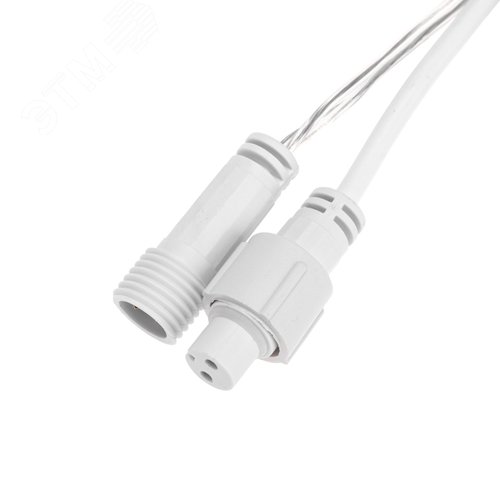Гирлянда светодиодный Дождь 2x0,8 м, прозрачный провод, 230 В, диоды синие - фото 5