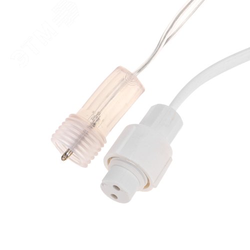 Гирлянда светодиодный Дождь 2x0,8м, прозрачный провод, 230 В, диоды тёплый белый 4