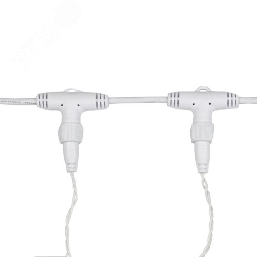 Гирлянда светодиодный Дождь 2х3 м, постоянное свечение, белый провод, 230 В, диоды тёплый белый 6