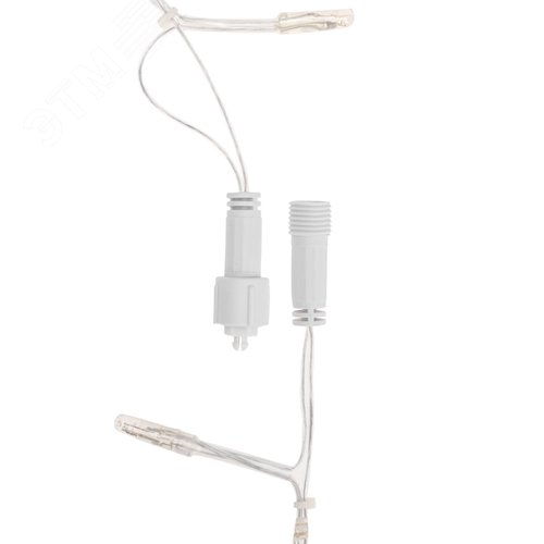 Гирлянда светодиодный Дождь 2х3 м, постоянное свечение, прозрачный провод, 230 В, диоды синие 6