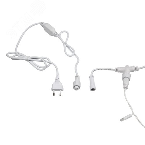 Гирлянда светодиодный Дождь 2х3 м, эффект мерцания, белый провод, 230 В, диоды синие 6