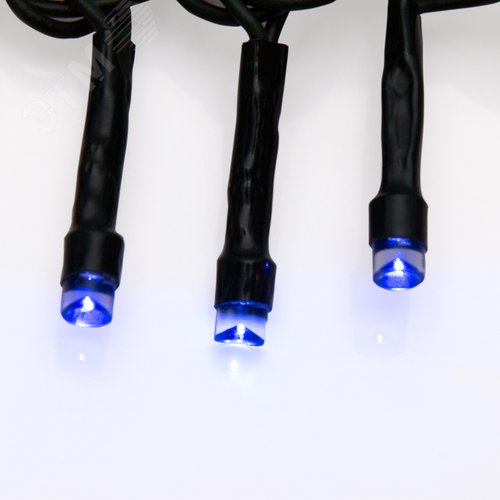 Гирлянда Твинкл Лайт 10 м, темно-зеленый ПВХ, 80 LED, Синий 5