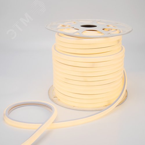 Неон гибкий LED SMD, форма – D, 16х16 мм, теплый белый, 144 LED/м, 50 м - фото 7
