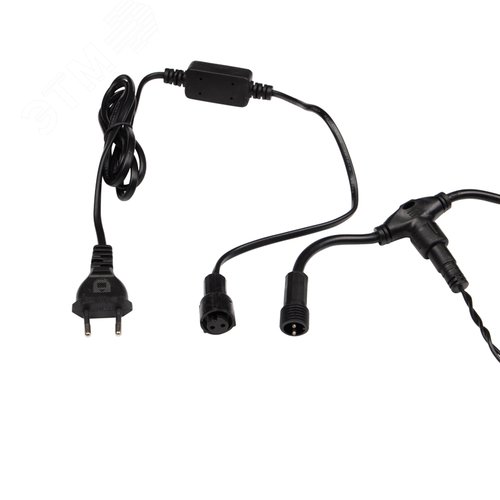 Гирлянда светодиодный Дождь 2х3 м, постоянное свечение, черный провод, 230 В, диоды синие, 760 LED 7