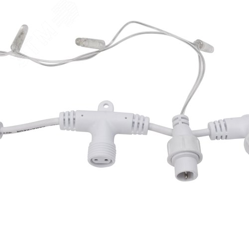 Гирлянда светодиодная Занавес 2х3 м 600 LED теплый белый, прозрачный ПВХ, IP65, эффект мерцания, 230 В нужен блок питания 7