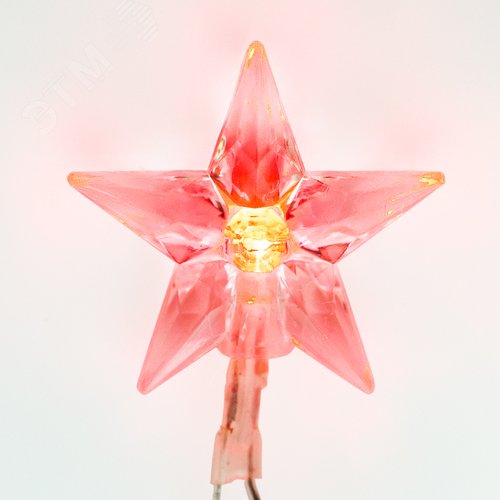 Гирлянда светодиодная Звездочки 20 LED красные 2,8 м 5