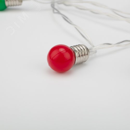 Гирлянда светодиодная мини-лампочки 1.5 м, 10 LED, прозрачный ПВХ, свечение мультиколор, 2 х АА батарейки не в комплекте - фото 8