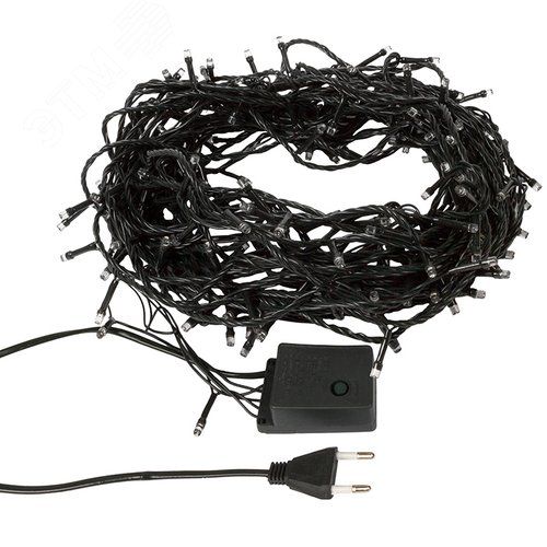 Гирлянда светодиодная универсальная 200 LED белые 20 м, с контроллером 4