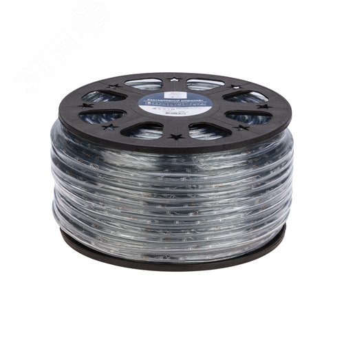 Дюралайт LED, постоянное свечение 2W - белый, 30 LED/м, 100 м - фото 3