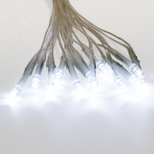 Гирлянда Сеть 1,8х1,5 м, прозрачный ПВХ, 180 LED белые - фото 6