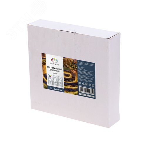 Дюралайт LED , свечение с динамикой 2W - RGB 13 мм, 36LED/м, 14м - фото 4