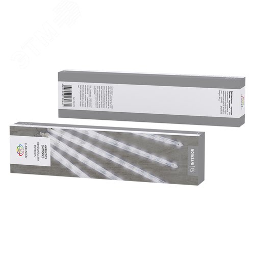 Гирлянда светодиодная Сосульки 230 В, комплект 8 шт х 42 см, 36x8 LED, не соединяются - фото 8