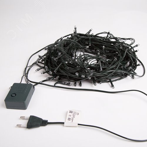 Гирлянда Твинкл Лайт 15 м, темно-зеленый ПВХ, 120 LED, белый 5