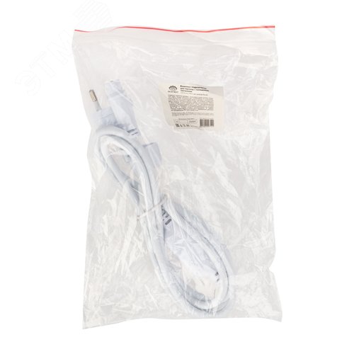 Комплект подключения для уличных гирлянд 230В / 4А, провода белый, IP65 2