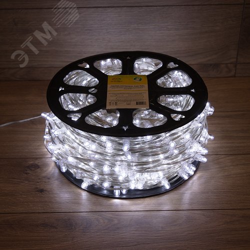 Гирлянда LED клип-лайт 12 V, прозрачный ПВХ, 150 мм, диоды белые 2