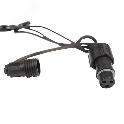 Гирлянда Твинкл Лайт 10 м, черный ПВХ, 100 диодов, тёплый белый 7