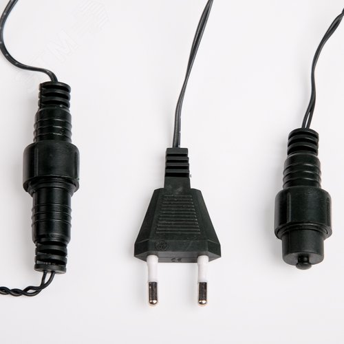 Гирлянда Шарики 25 мм, 5 м, темно-зеленый ПВХ, 25 диодов, белый, без контроллера 7