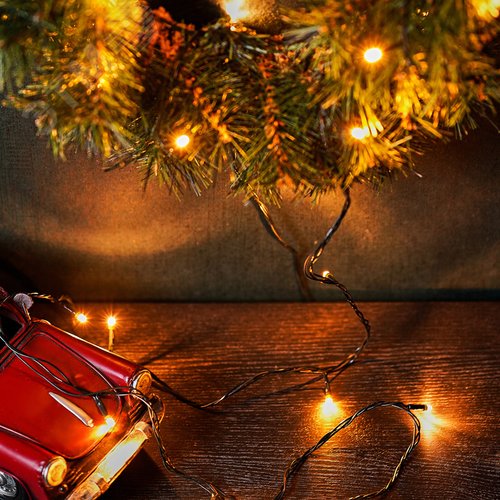 Гирлянда Твинкл Лайт 4 м, темно-зеленый ПВХ, 25 LED, тёплый белый 4