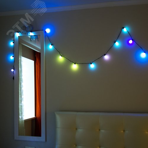 Гирлянда светодиодная Кубики 20 LED мультиколор 2,8 м с контроллером 5