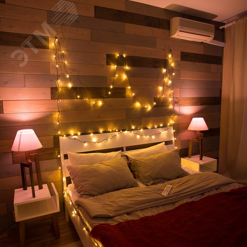 Гирлянда Твинкл Лайт 4 м, темно-зеленый ПВХ, 25 LED, тёплый белый 5