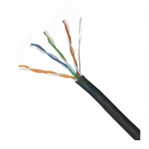 Витая пара U/UTP кат 5e 4х2х0.51 AWG24 Premium PE OUT - SkyNet