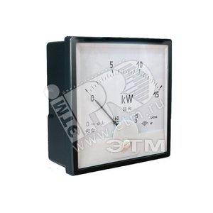 Ваттметр Ц42303/1 0-12КW 120х120мм 220В 50/5 1,5В ОО (Ц42303/1) - Электроприбор