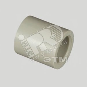 Муфта 63 мм полипропиленовая PPR серая (201063) - FV-Plast