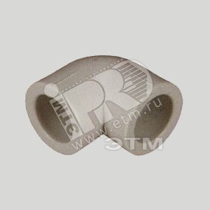 Уголок 90 град. 110 мм полипропиленовый PPR серый (202110) - FV-Plast