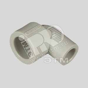Уголок 90 град. 25 мм вн полипропиленовый PPR серый (204025) - FV-Plast