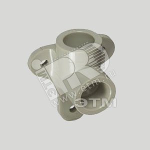 Водорозетка 25 мм сварная полипропиленовая PPR серая (206025) - FV-Plast