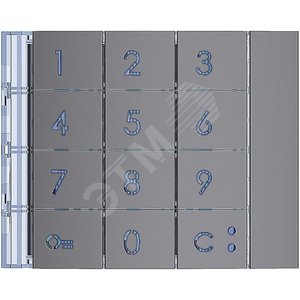 Панель лицевая для модуля с цифровой клавиатурой,цвет allstreet - Legrand