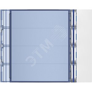 Панель лицевая модуля доп.кнопок вызова (3-4), 4 кнопки, цвет allwhite